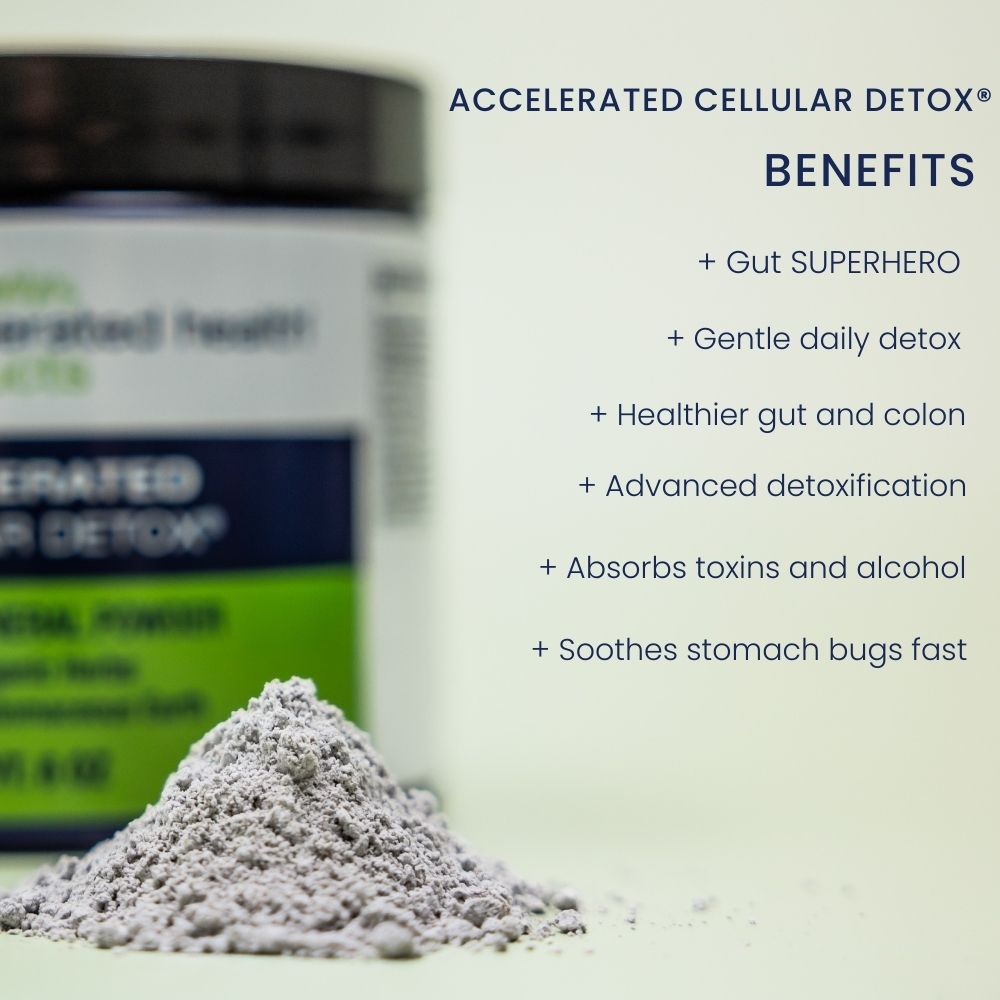 accelerated cellular detox powder drink product card